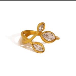 18k gold plated stainless steel Ring